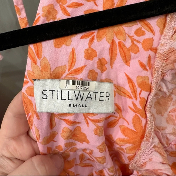 STILLWATER Jessie Mini Dress Summer Sorbet Mini Dress Floral Print Size Small - Picture 3 of 6